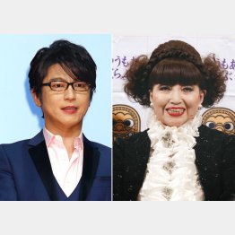 一番目立っていた及川光博（左）と進行役の黒柳徹子（Ｃ）日刊ゲンダイ