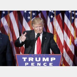 トランプ次期大統領（Ｃ）ロイター