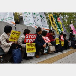 TPP対する反対は根強い（Ｃ）日刊ゲンダイ