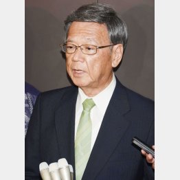 辺野古も不変（翁長沖縄県知事）／（Ｃ）日刊ゲンダイ