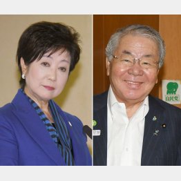 都議会の“ドン”こと内田茂氏（右）はアクションなし（Ｃ）日刊ゲンダイ