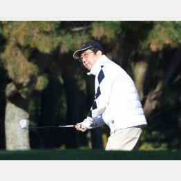 ノンキにゴルフしてる場合か（３日、神奈川のスリーハンドレッドクラブにて）／（Ｃ）日刊ゲンダイ