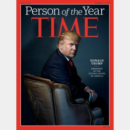 トランプ氏が表紙の「ＴＩＭＥ」誌（Ｃ）ロイター