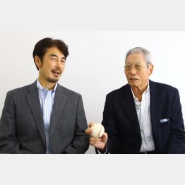 権藤博氏（右）と吉井理人氏（Ｃ）日刊ゲンダイ