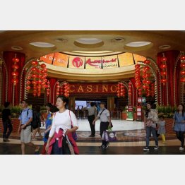 シンガポールのカジノ（Ｃ）ロイター