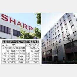 シャープとジャパンディスプレイ（Ｃ）日刊ゲンダイ