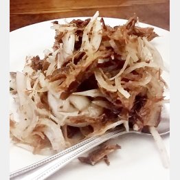 「ＭＡＨＡ」の『干しマトンの和え物』／（Ｃ）日刊ゲンダイ