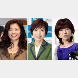左から石田えり、榊原郁恵、松本伊代（Ｃ）日刊ゲンダイ