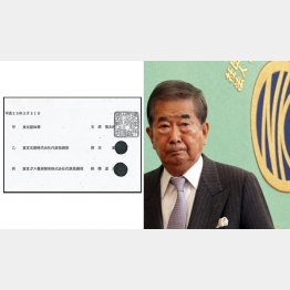 協定書には石原氏の「知事印」がしっかり押されている（Ｃ）日刊ゲンダイ