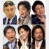 左上から時計回りに市川海老蔵・片岡愛之助・市川染五郎・真田広之・松田聖子・石田純一（Ｃ）日刊ゲンダイ
