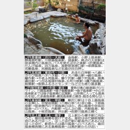 駅から徒歩５分！（金島温泉）（飯出敏夫氏提供）