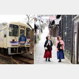 大正ロマンの街をぶらり（明知鉄道）／（Ｃ）日刊ゲンダイ