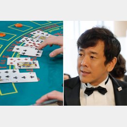 右が「日本カジノスクール」の大岩根校長（Ｃ）日刊ゲンダイ