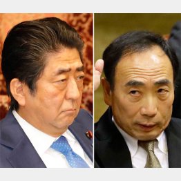 安倍首相と籠池理事長（Ｃ）日刊ゲンダイ