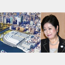 新たな築地再整備案（市場問題PT提供）