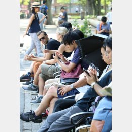 スマホのソフトも手がける（Ｃ）日刊ゲンダイ