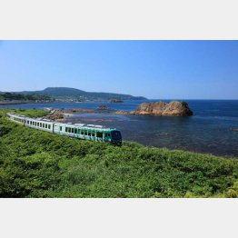 ２位のリゾートしらかみ（ＪＲ東日本秋田支社提供）