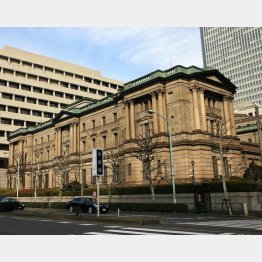 異次元緩和の神通力はもう限界（写真は日銀本店）／（Ｃ）日刊ゲンダイ