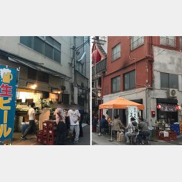 名店「安兵衛」（左）と「正ちゃん」／（Ｃ）日刊ゲンダイ