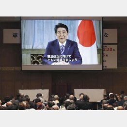 安倍首相（Ｃ）共同通信社