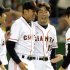筆者の巨人初勝利を喜んでくれた上原（右）／（Ｃ）日刊ゲンダイ