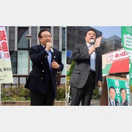 酒井大史（左）と清水孝治／（Ｃ）日刊ゲンダイ