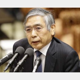 原因はこの人（黒田総裁）／（Ｃ）日刊ゲンダイ