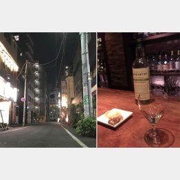 左手奥の踊り場らせん階段が目印（Ｃ）日刊ゲンダイ