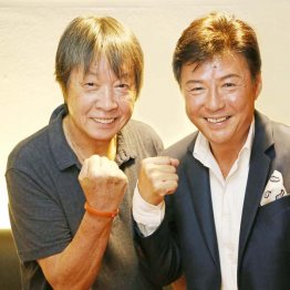 三原綱木（左）と江木俊夫（Ｃ）日刊ゲンダイ