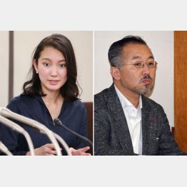 山口氏は不起訴をいつ知ったのか…（左＝会見する詩織さん）／（Ｃ）日刊ゲンダイ