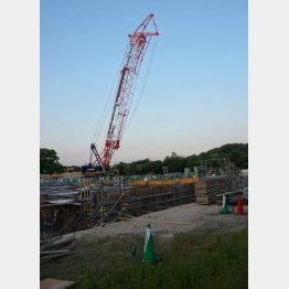 着々と工事は進むが...（Ｃ）日刊ゲンダイ