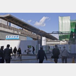 １７年４月にも、川崎市の京急電鉄の踏切で事故があった（Ｃ）日刊ゲンダイ