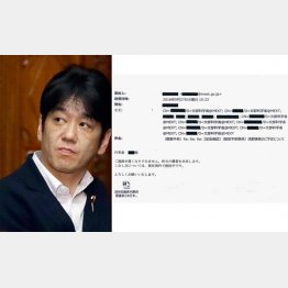 国会で答弁した義家副大臣（Ｃ）日刊ゲンダイ