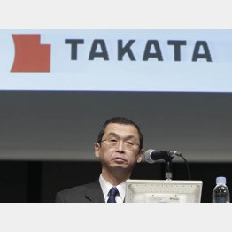 納得していない？（タカタの高田会長兼社長）／（Ｃ）日刊ゲンダイ