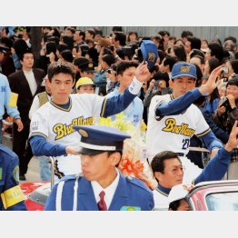 95年の優勝パレード（Ｃ）共同通信社