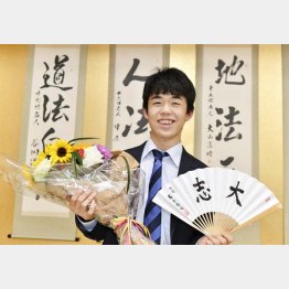 28連勝の藤井聡太四段（Ｃ）共同通信社