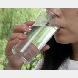 ごくごく...（Ｃ）日刊ゲンダイ