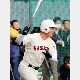 清宮選手は自宅でも練習できる（Ｃ）日刊ゲンダイ