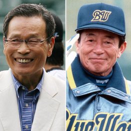 中西太氏（左）は仰木監督と何度もコンビを組んだ（Ｃ）日刊ゲンダイ