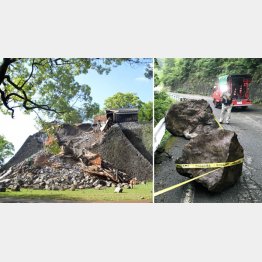 6月25日に発生した長野県南部の地震（右）も熊本地震と関係が（C）共同通信社
