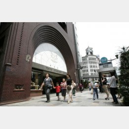 路線価バブル超え（銀座鳩居堂）／（Ｃ）共同通信社