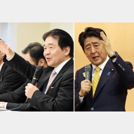 竹中平蔵氏（左）も安倍首相もやりたい放題／（Ｃ）日刊ゲンダイ