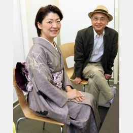 桂あやめと吉川潮（Ｃ）日刊ゲンダイ