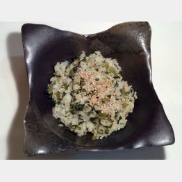 高菜の焼き飯（Ｃ）日刊ゲンダイ