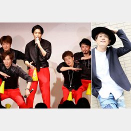 友井雄亮さんと純烈（Ｃ）日刊ゲンダイ