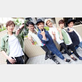 最年少の後上翔太さん（左）／（Ｃ）日刊ゲンダイ