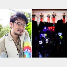 小田井涼平さんと純烈（Ｃ）日刊ゲンダイ