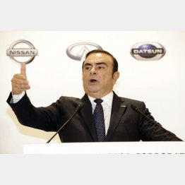 ますます元気（日産のゴーン会長）／（Ｃ）日刊ゲンダイ
