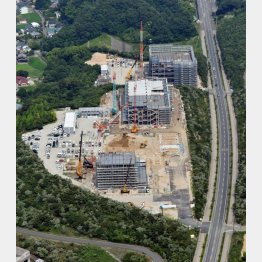 工事が進む建設現場（Ｃ）共同通信社