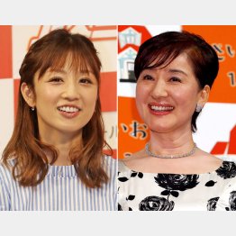 小倉優子（左）と松居一代（Ｃ）日刊ゲンダイ
